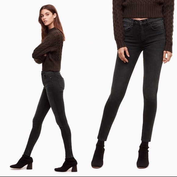 rag & bone Denim - Rag & Bone High Waisted Skinny Sz 25 Wallflower